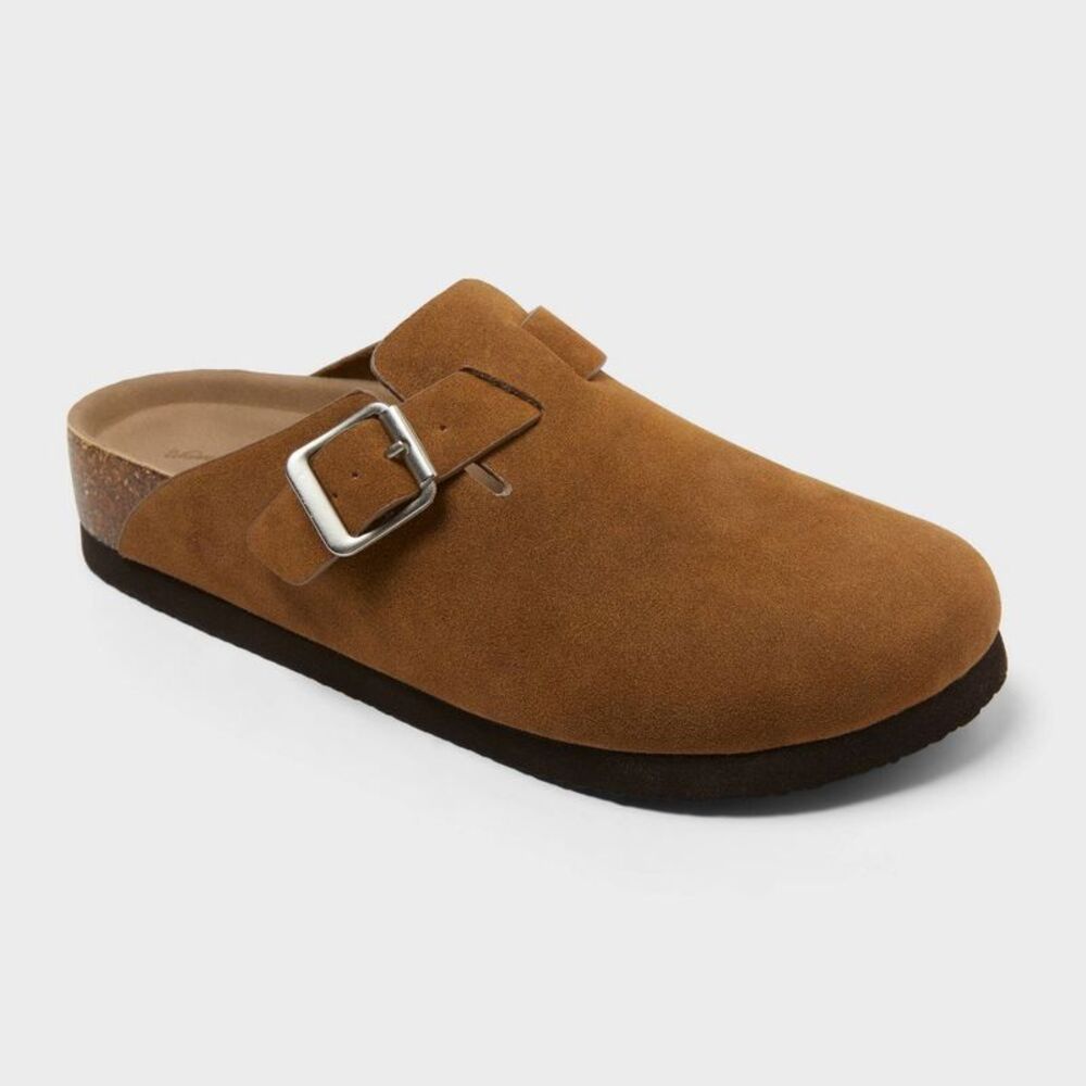 Women's Betsy Clog Mule Flats - Universal Thread Cognac 8